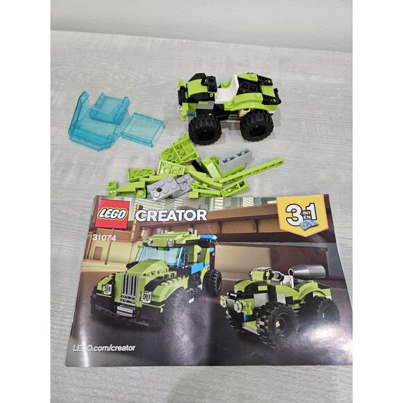 LEGO CREATOR: Rocket Rally Car (31074) *Incomplete* W/ Manual - Picture 1 of 6